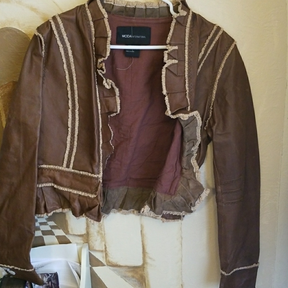 Leather jacket